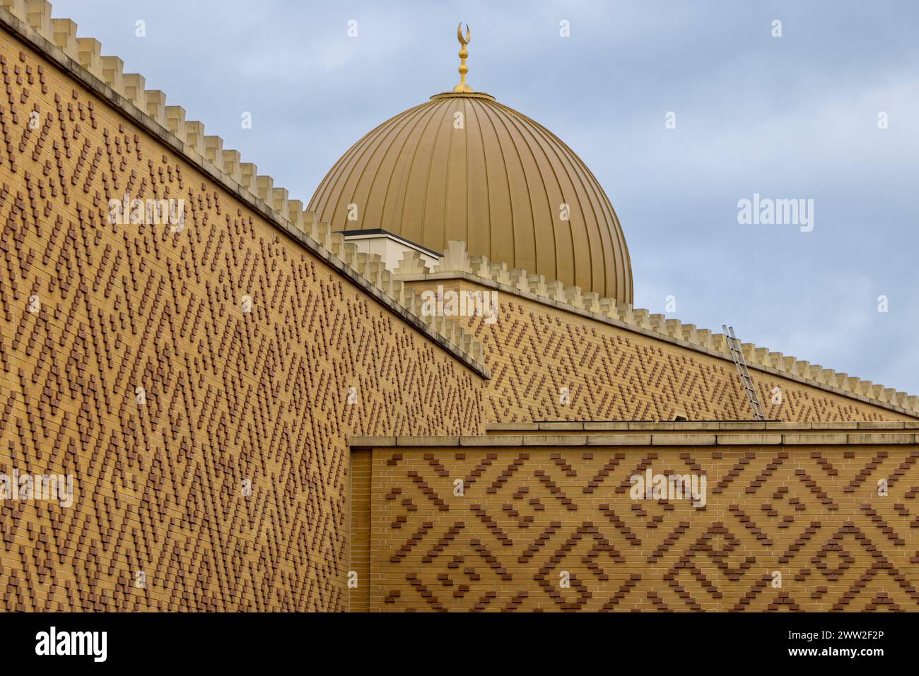 The Cambridge Central Mosque, Cambridge, England Stock Photo