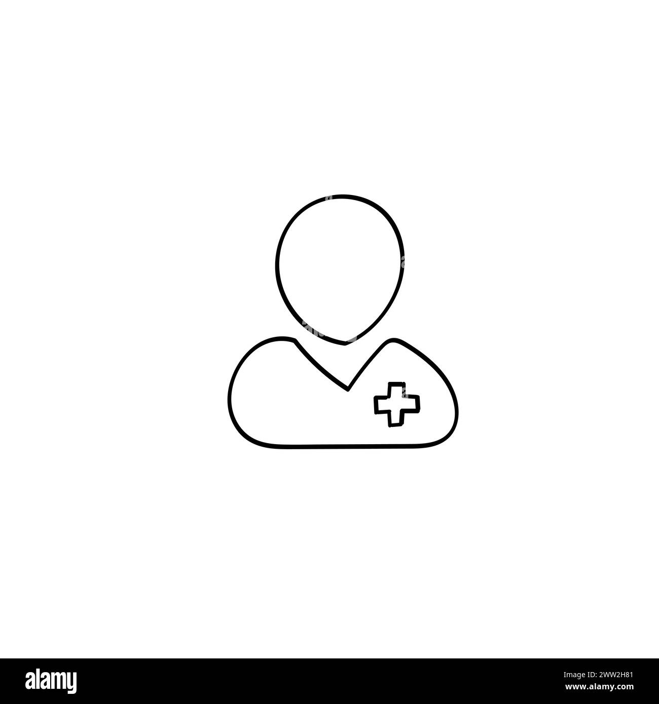 Medical help flat icon Black and White Stock Photos & Images - Alamy
