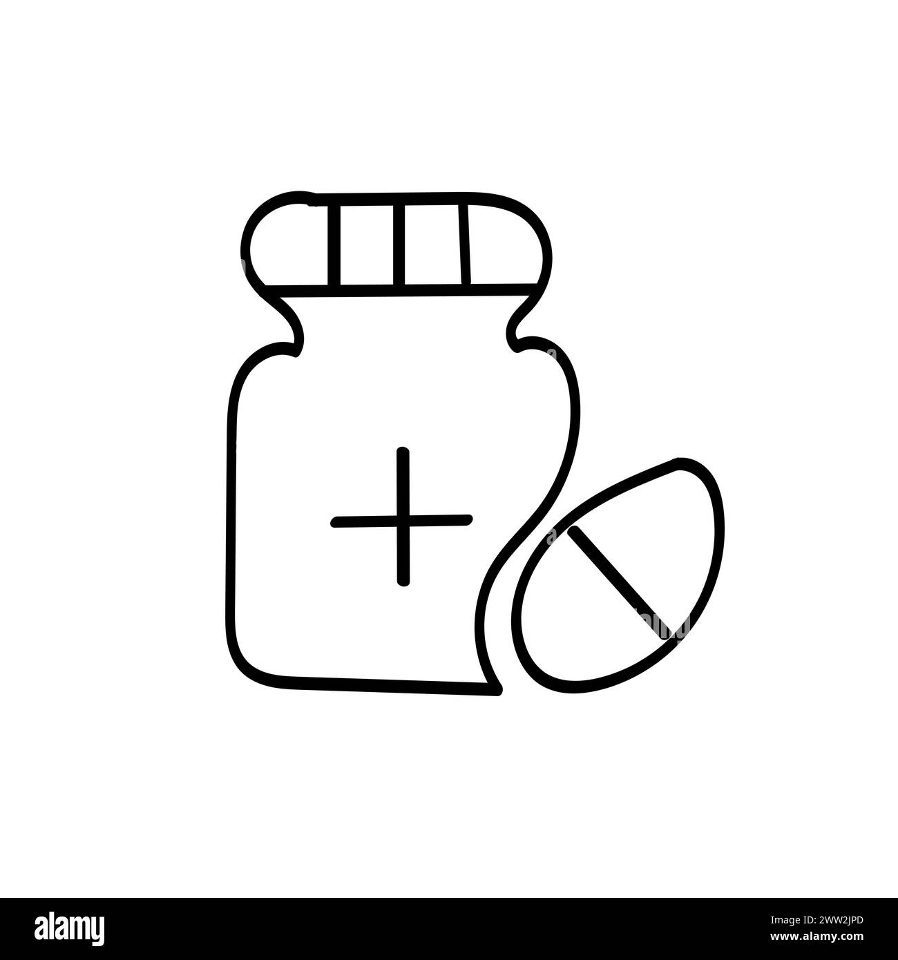 Hand bottle pills Black and White Stock Photos & Images Alamy