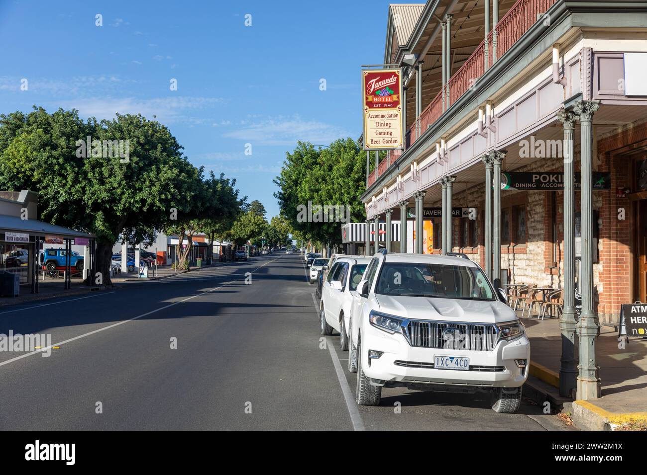 Tanunda hotel and pub public bar in Tanunda town centre, Barossa Valley