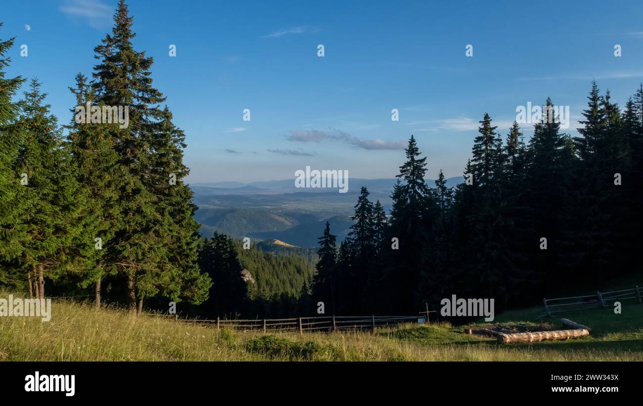 The Landscape of the Carpathian Mountains in Romania Stock Photo - Alamy