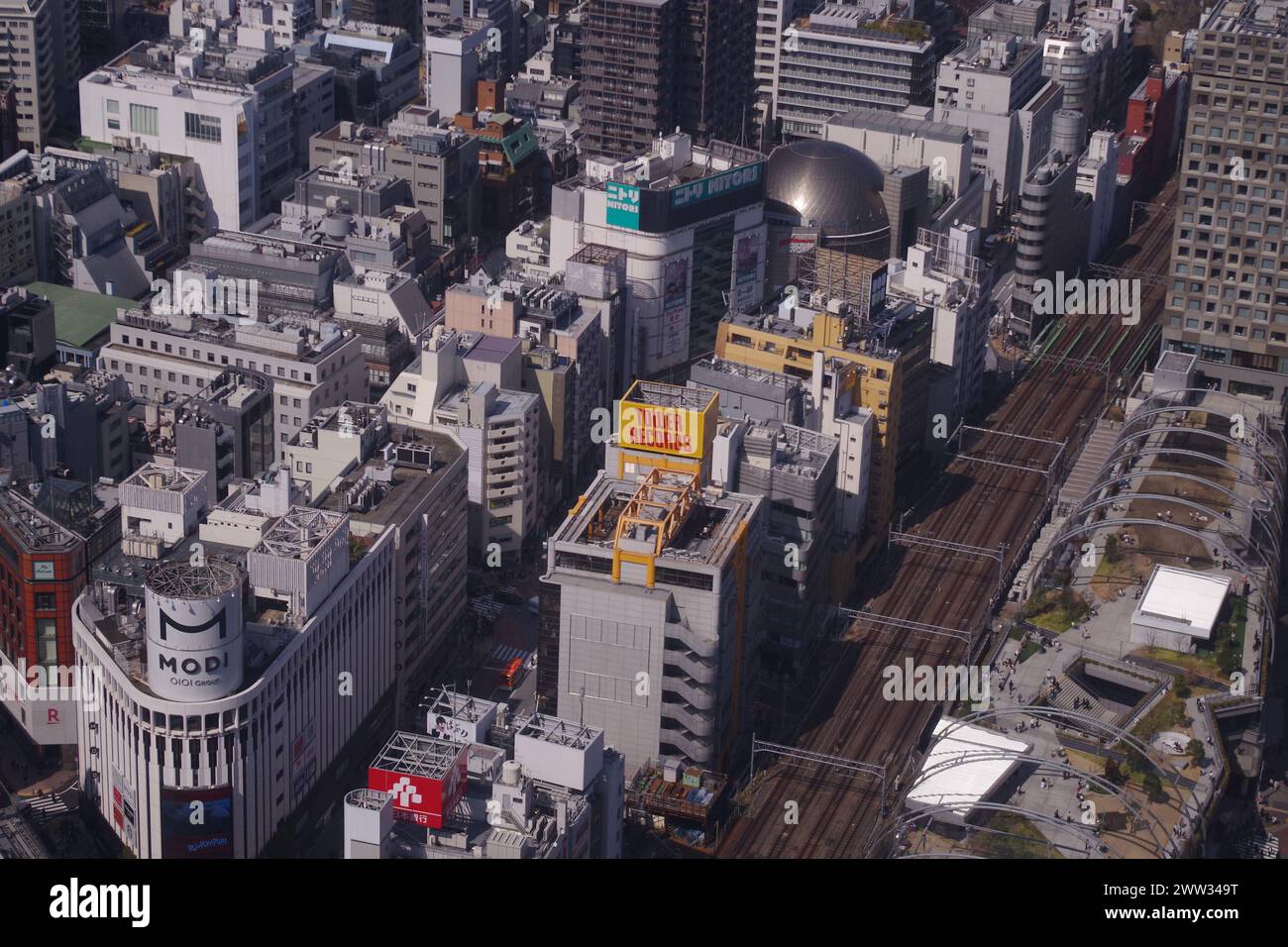 View of Shibuya, Tokyo, Japan Stock Photo