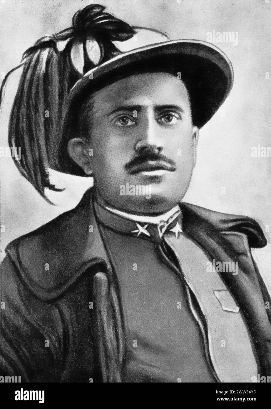 Portrait of Benito Mussolini, 1931 Stock Photo