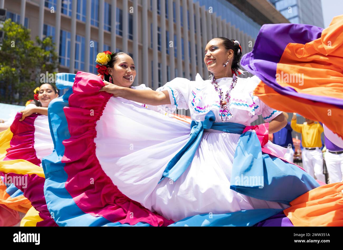 Tegucigalpa, Honduras. 20th Mar, 2024. People perform Honduran folk