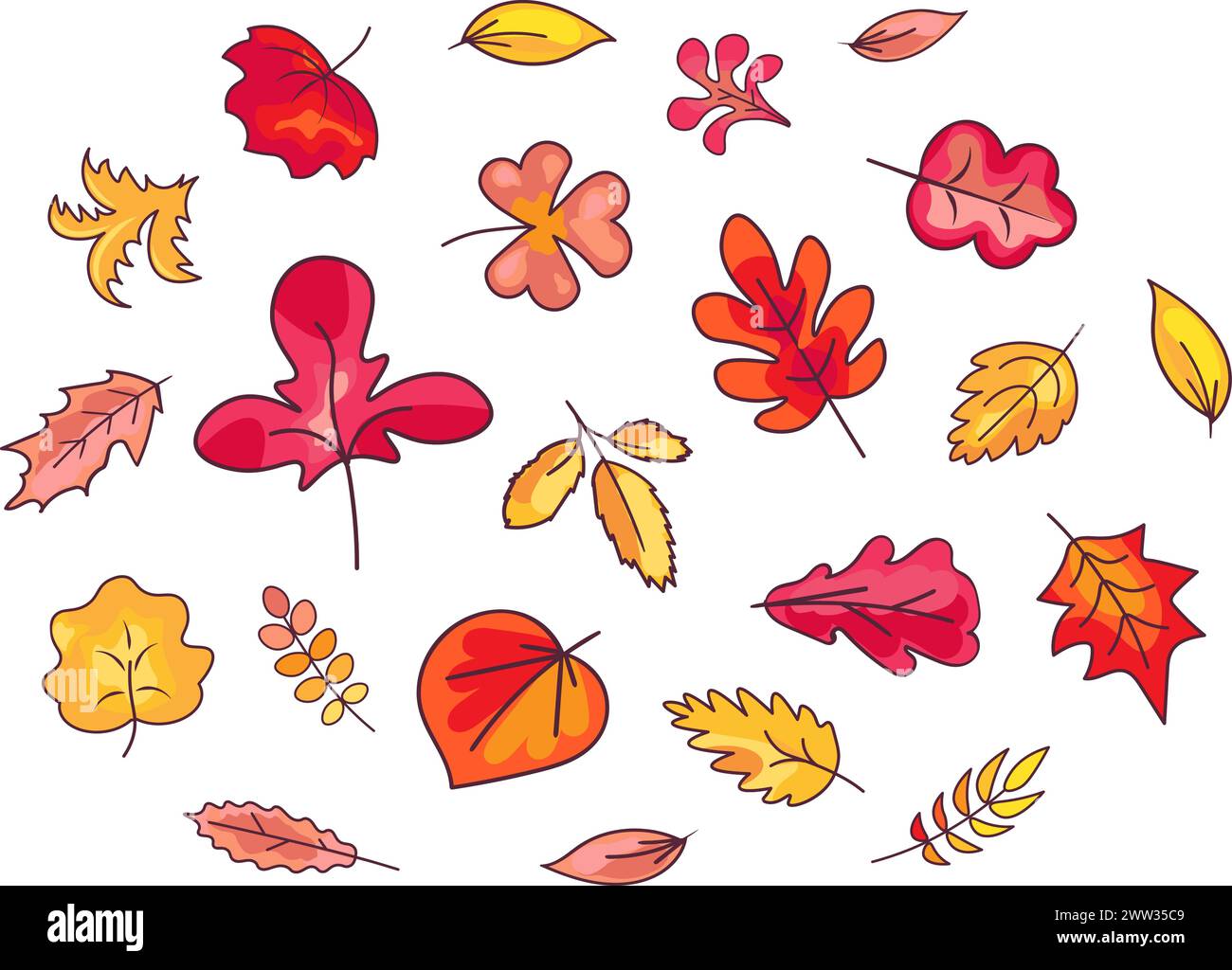 orange-quaking-aspen-stock-vector-images-alamy