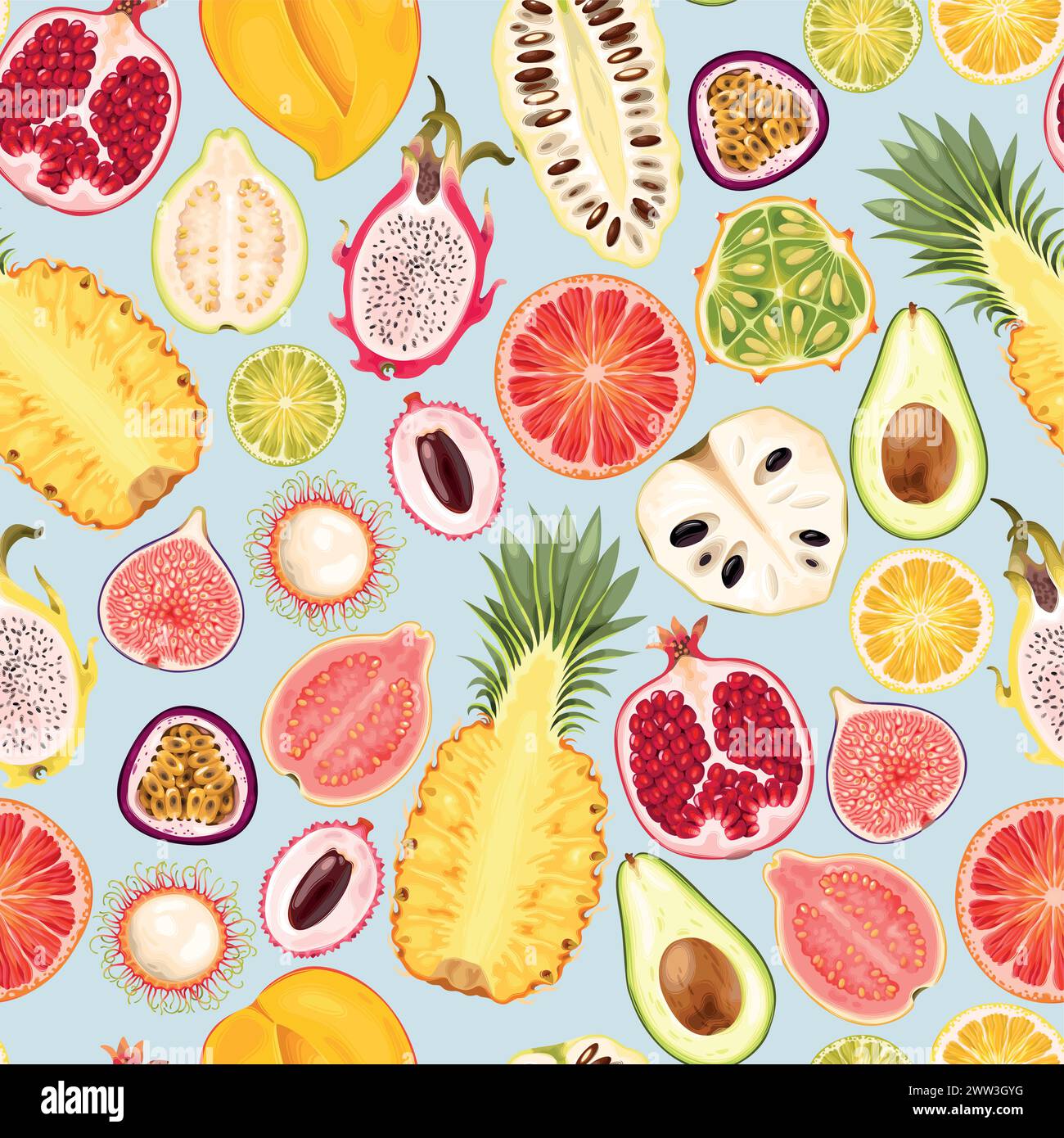 Friut Stock Vector Images - Alamy