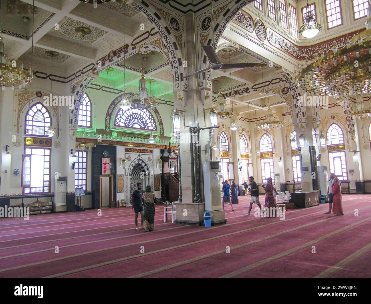 Al Mina Mosque, Hurghada, Egypt Stock Photo