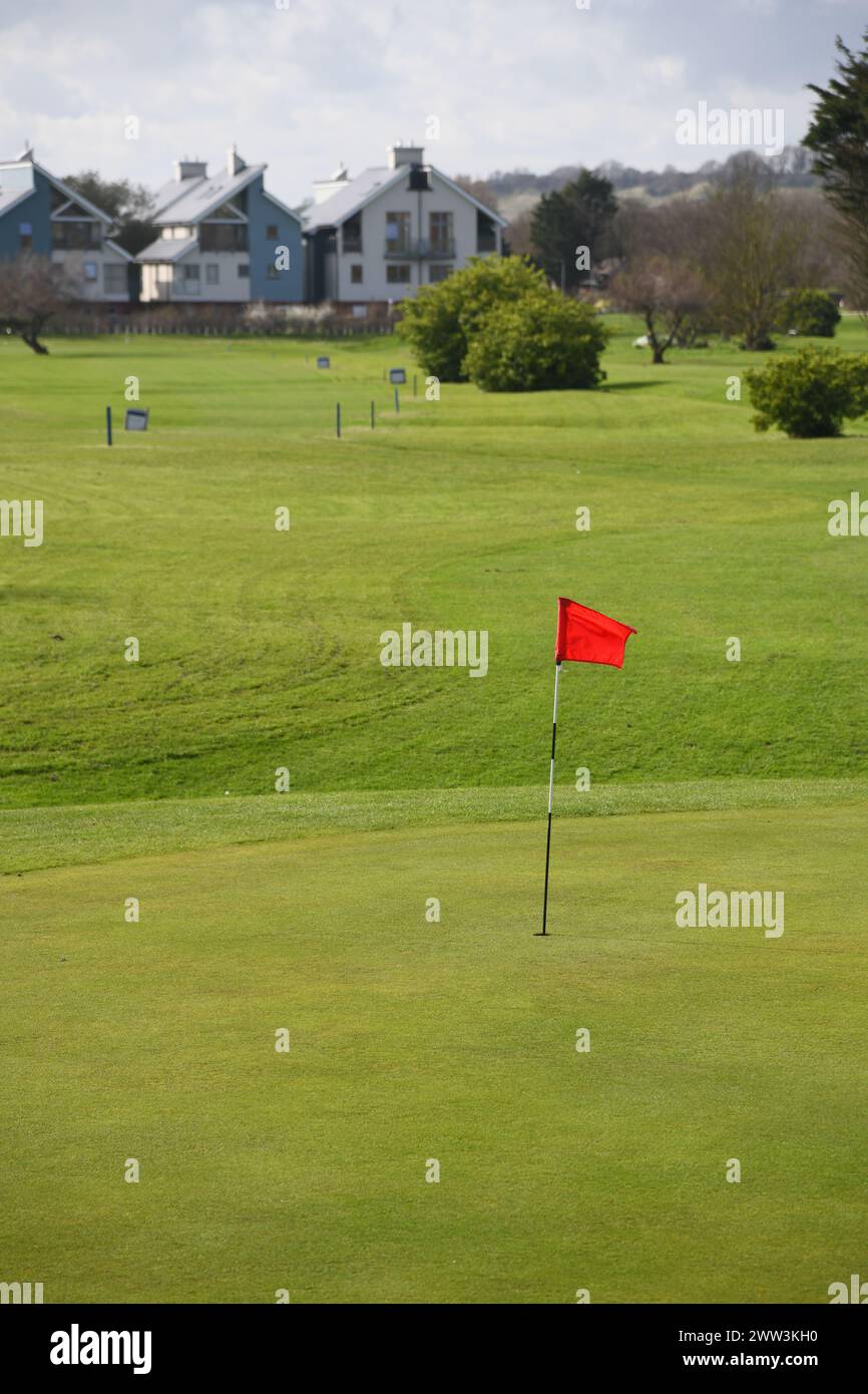 Hythe Kent golf course Stock Photo Alamy