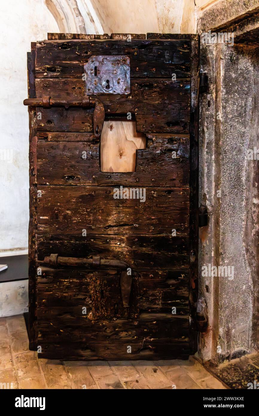 Dungeon, Museum of the Risorgimento on regional history, Castello di Udine, seat of the State Museums, Udine, most important historical city of Stock Photo