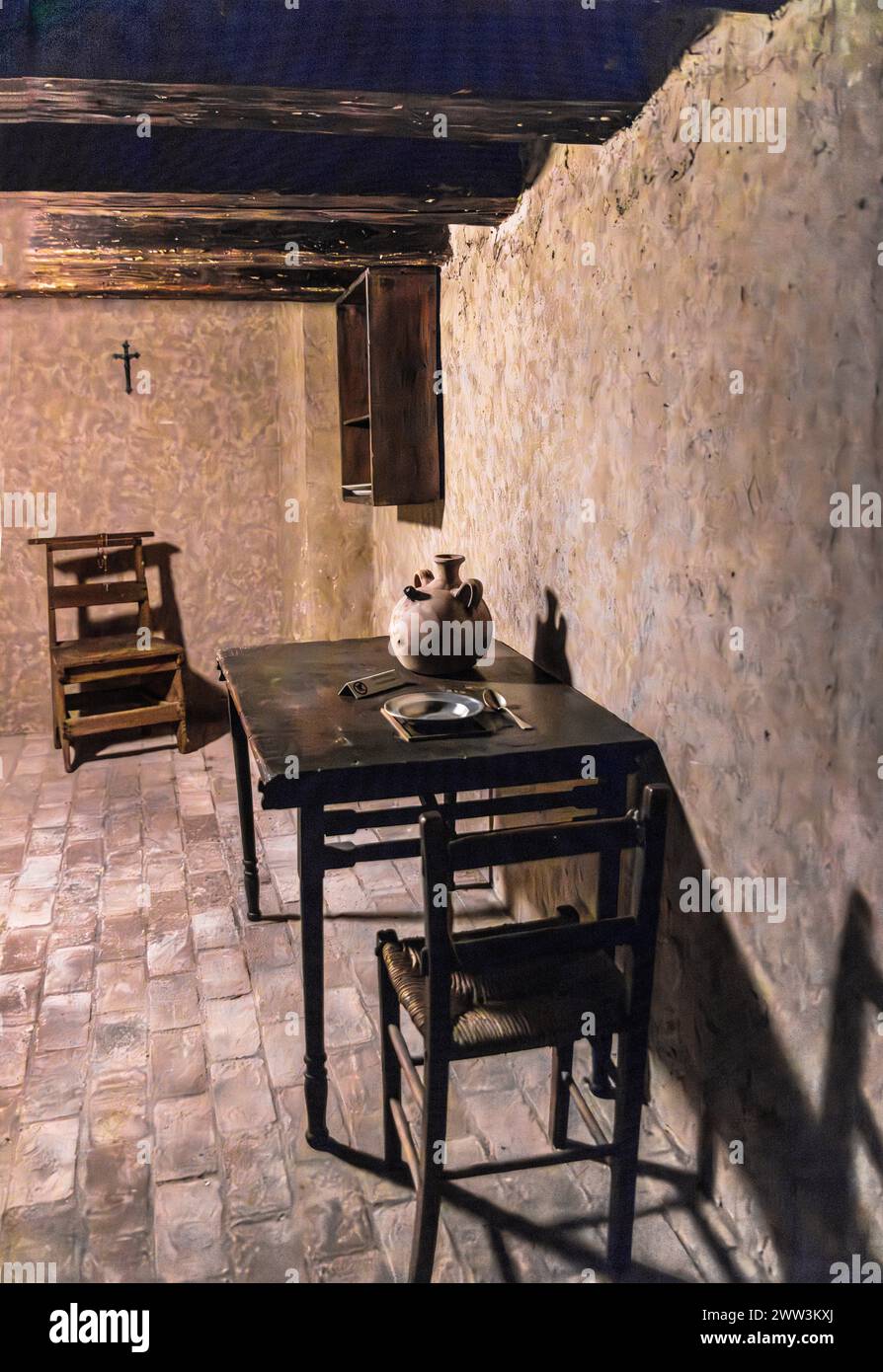 Dungeon, Museum of the Risorgimento on regional history, Castello di Udine, seat of the State Museums, Udine, most important historical city of Stock Photo