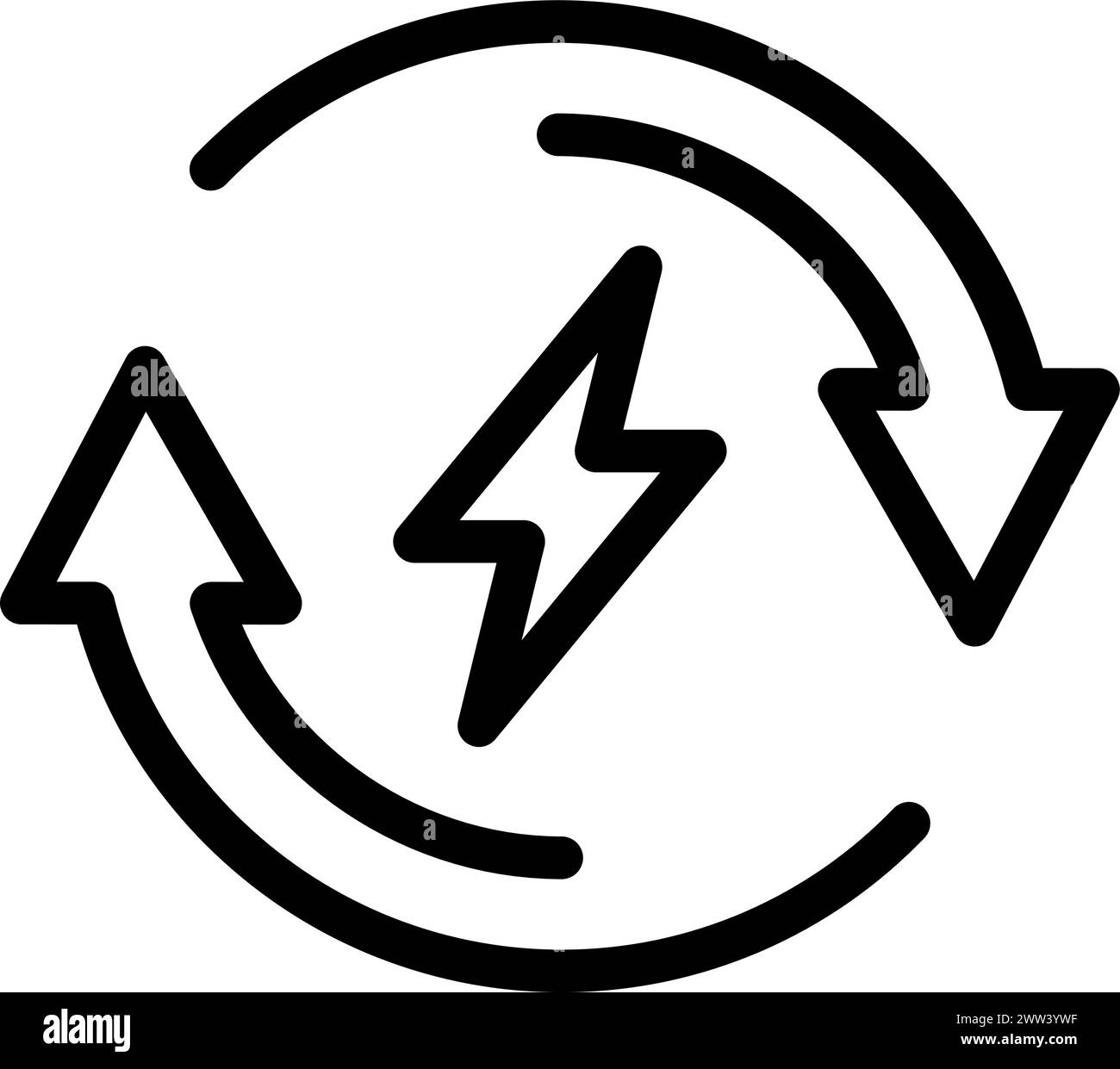 Recharging sign Black and White Stock Photos & Images - Alamy