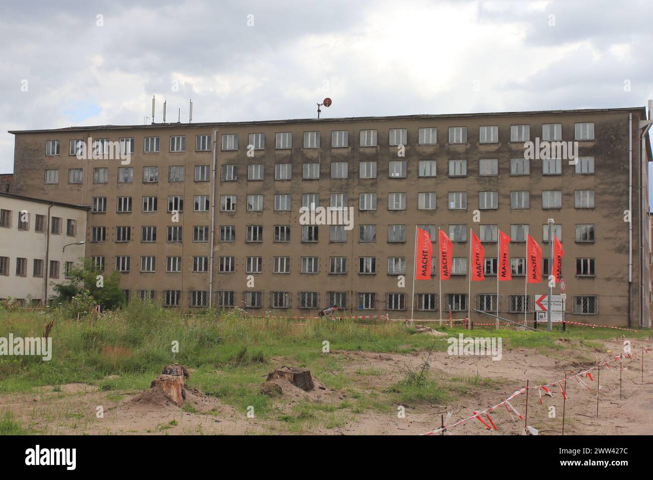 Prora, Germany August 4, 2017: Prora was built by Nazi Germany as a ...