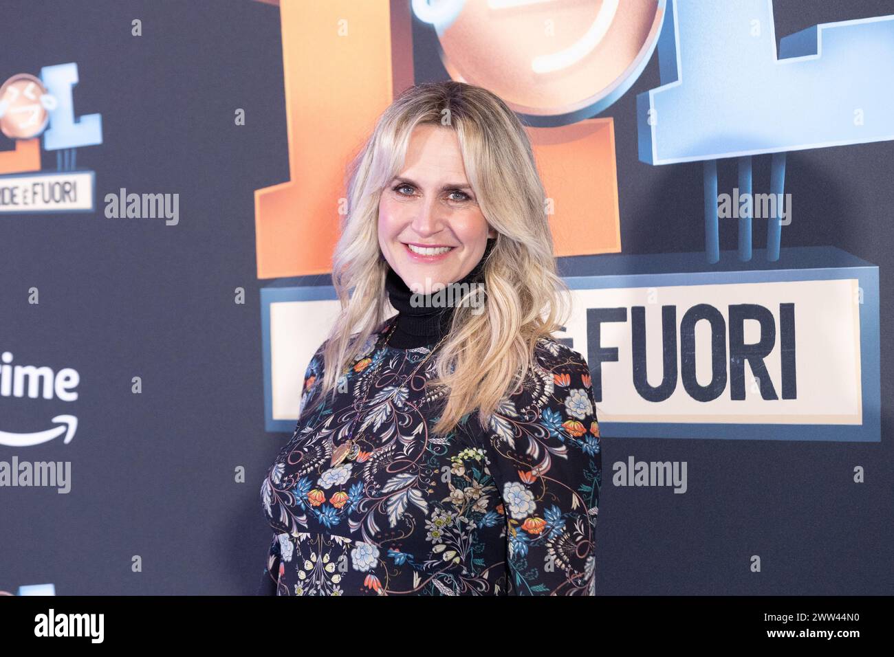 March 20, 2024, Rome, Italy: Nicole Morganti attends the premiere of the fourth season of ''LOL - Chi ride Ã¨ fuori'' at The Space Cinema Moderno in Rome (Credit Image: © Matteo Nardone/Pacific Press via ZUMA Press Wire) EDITORIAL USAGE ONLY! Not for Commercial USAGE! Stock Photo