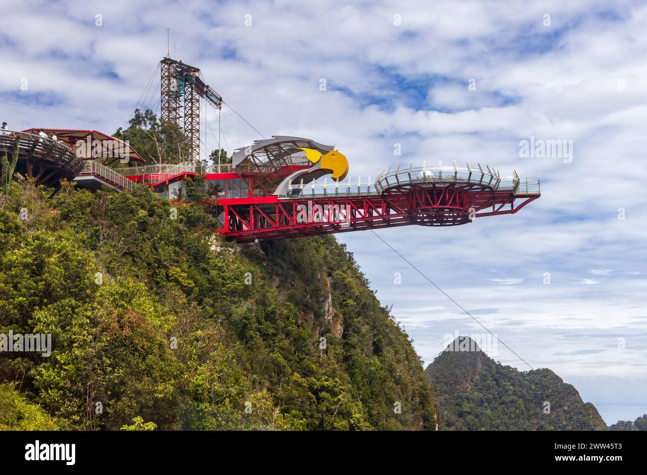 Eagle’s Nest SkyWalk at Langkawi Cable Car Middle Station on Langkawi