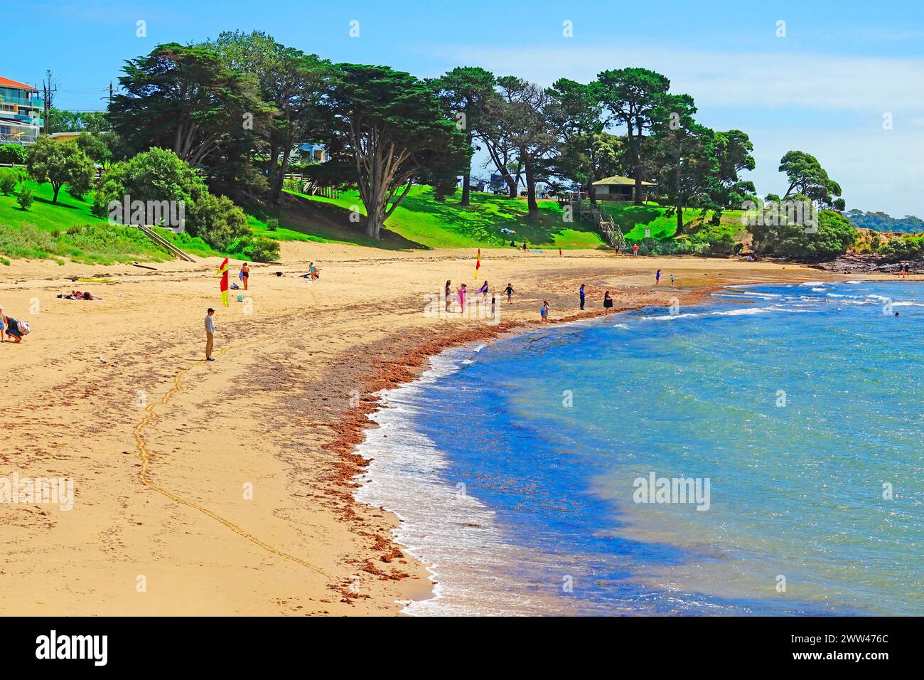 Cowes Beach Phillip Island Australia Victoria Western Port Stock Photo