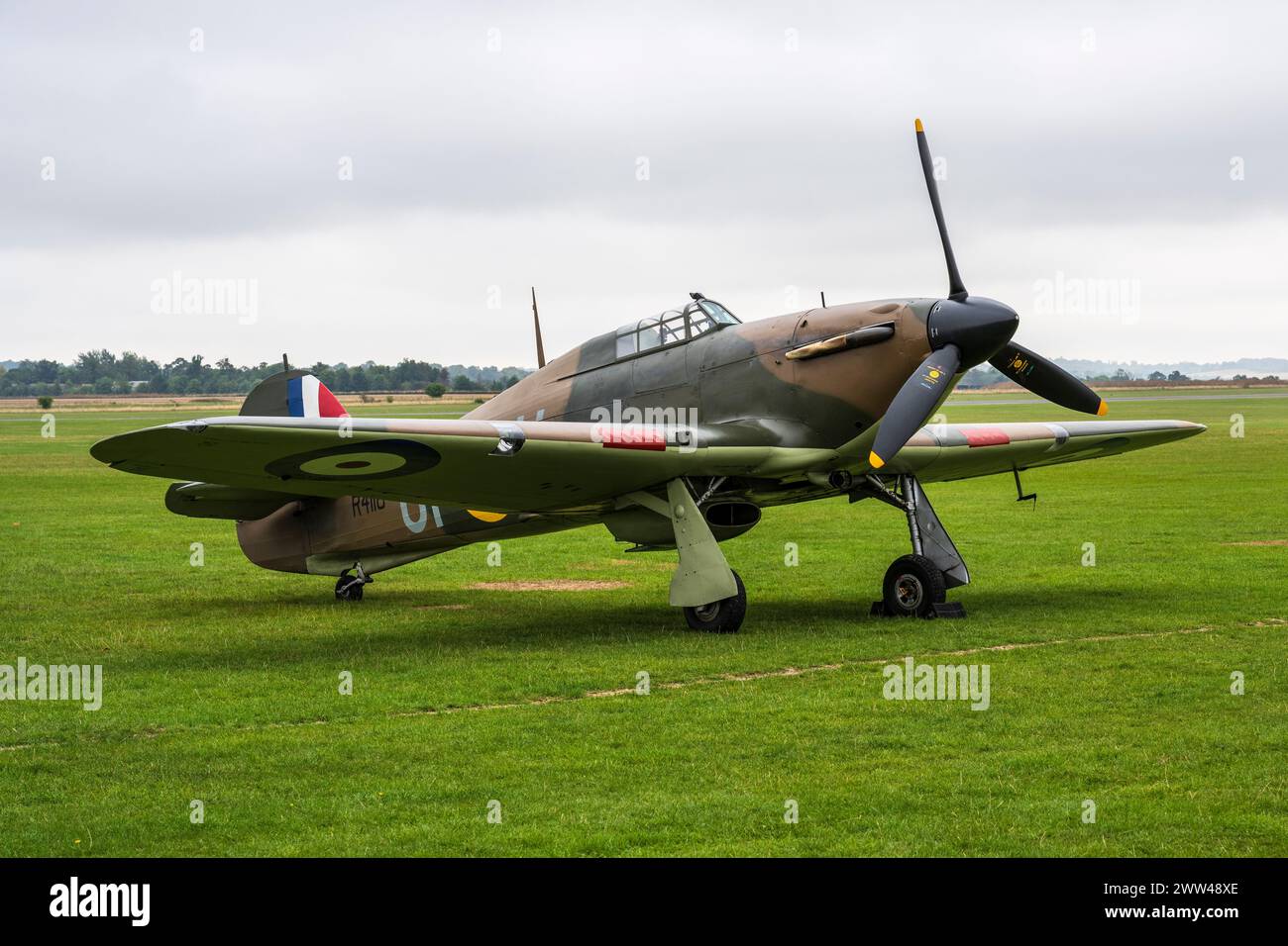 Hawker Hurricane Mk 1b R4118 (G-HUPW) at Duxford Battle of Britain Air ...