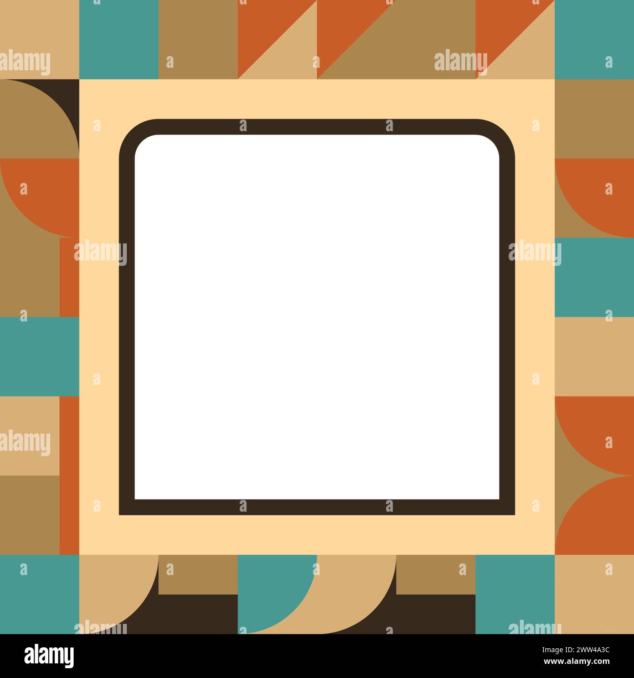 Abstract simple geometric background. Flat design in minimal color ...