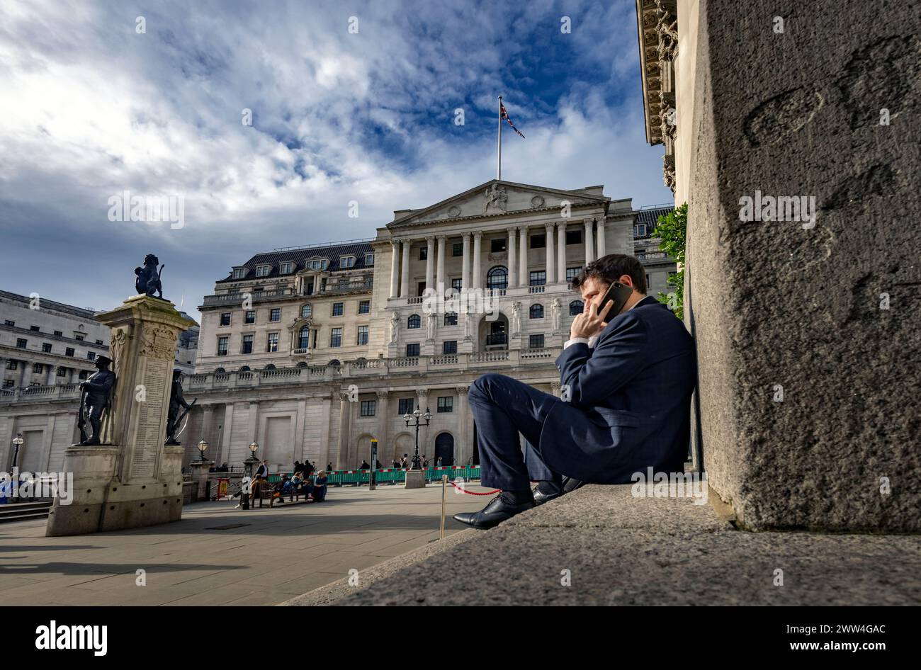 pic shows:  Bank of England in no hurry to cut interest rates as they leave them unchanged despite the fall in inflation.  21.3.24     Picture by Gavi Stock Photo