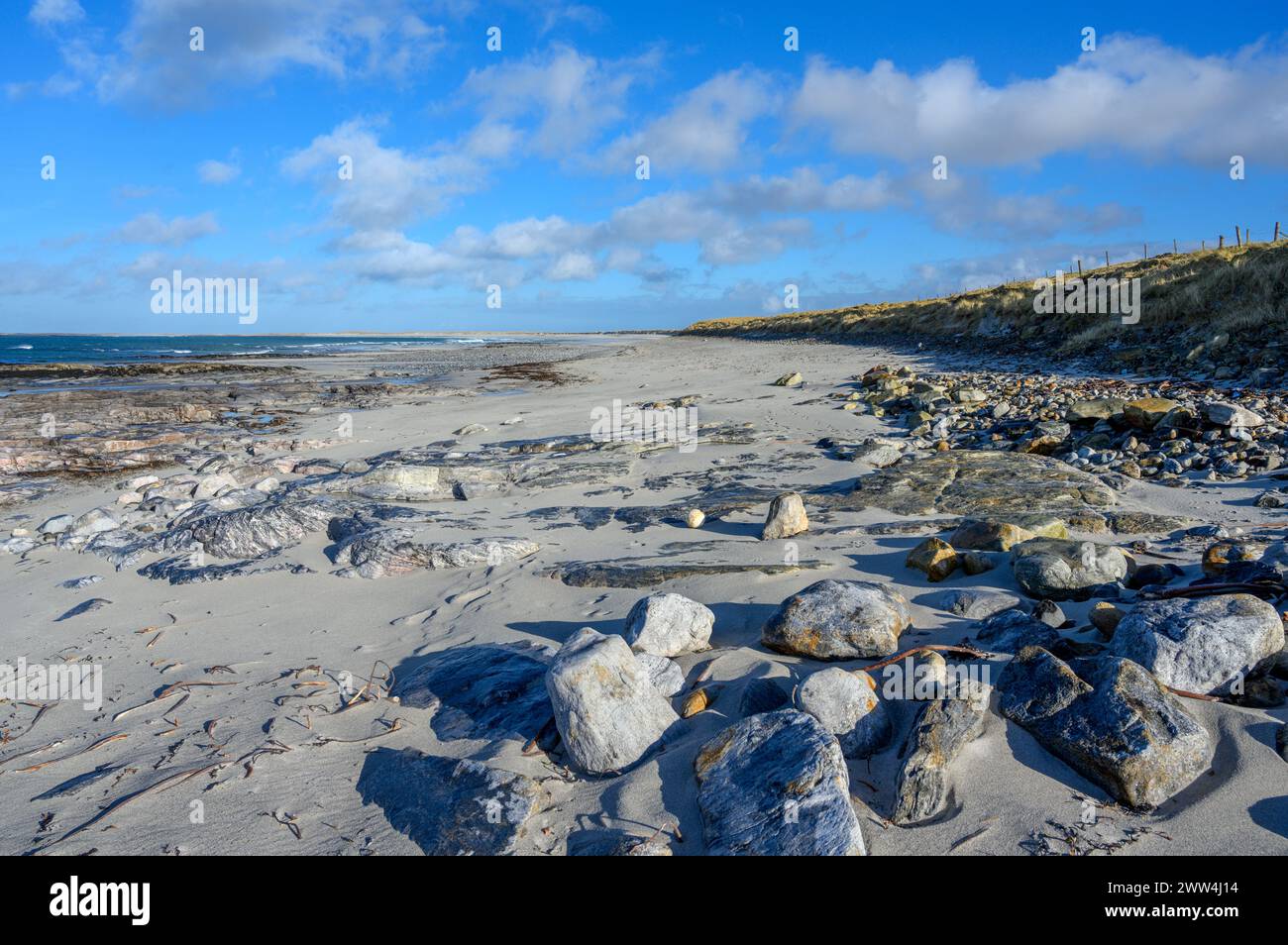 Kildonan Beach, Isle of South Uist, Outer Hebrides, Scotland, UK Stock Photo