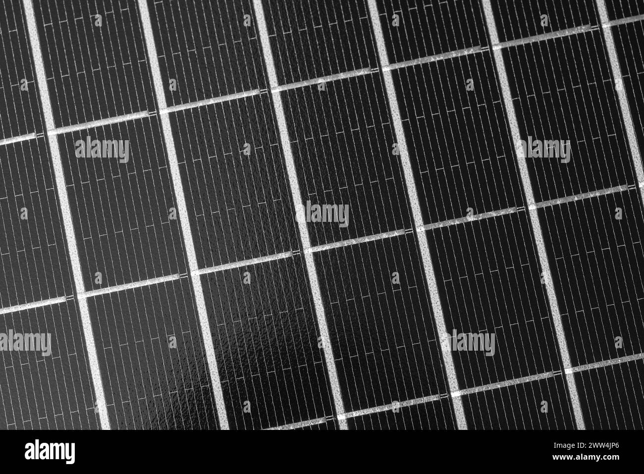 Photovoltaic (PV) modules. Solar panel. Alternative electricity source concept Stock Photo