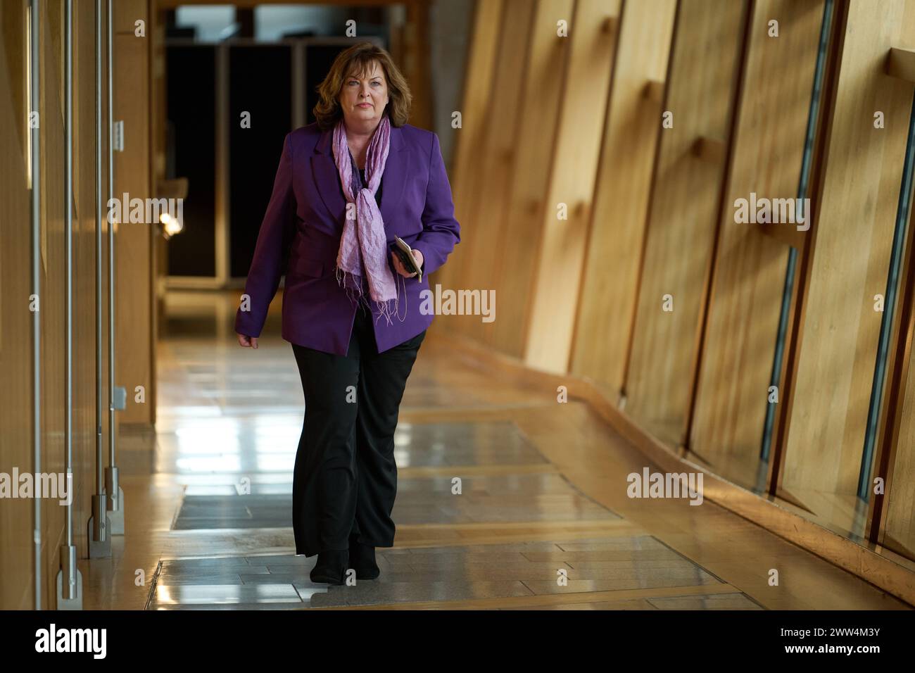 Edinburgh Scotland, UK 21 March 2024. Cabinet Secretary for Transport ...