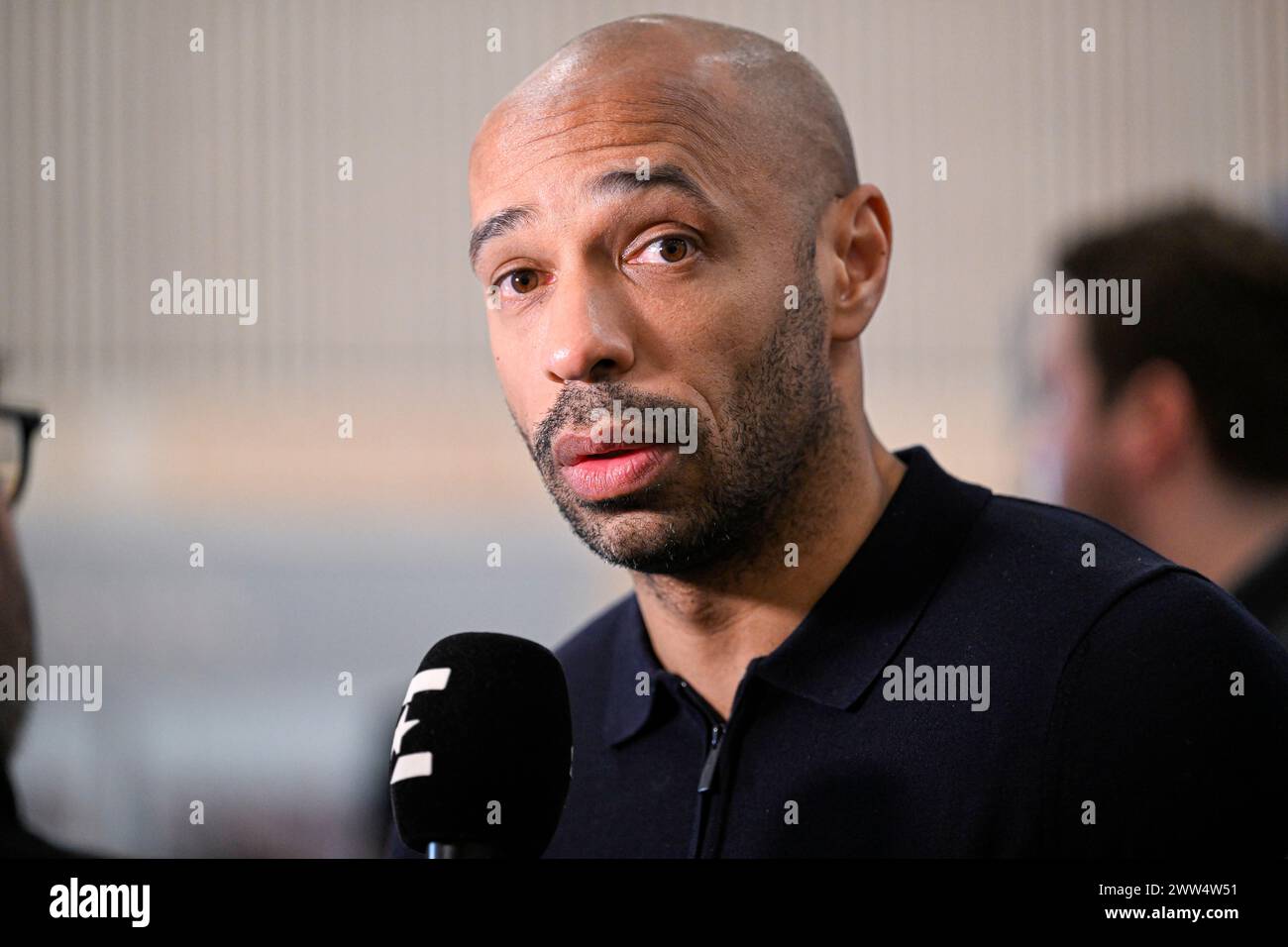 Paris, France. 20th Mar, 2024. Thierry Henry during the Olympic Games football tournament final draw at Paris 2024 HQ on March 20, 2024 in Paris, France. Credit: Victor Joly/Alamy Live News Stock Photo