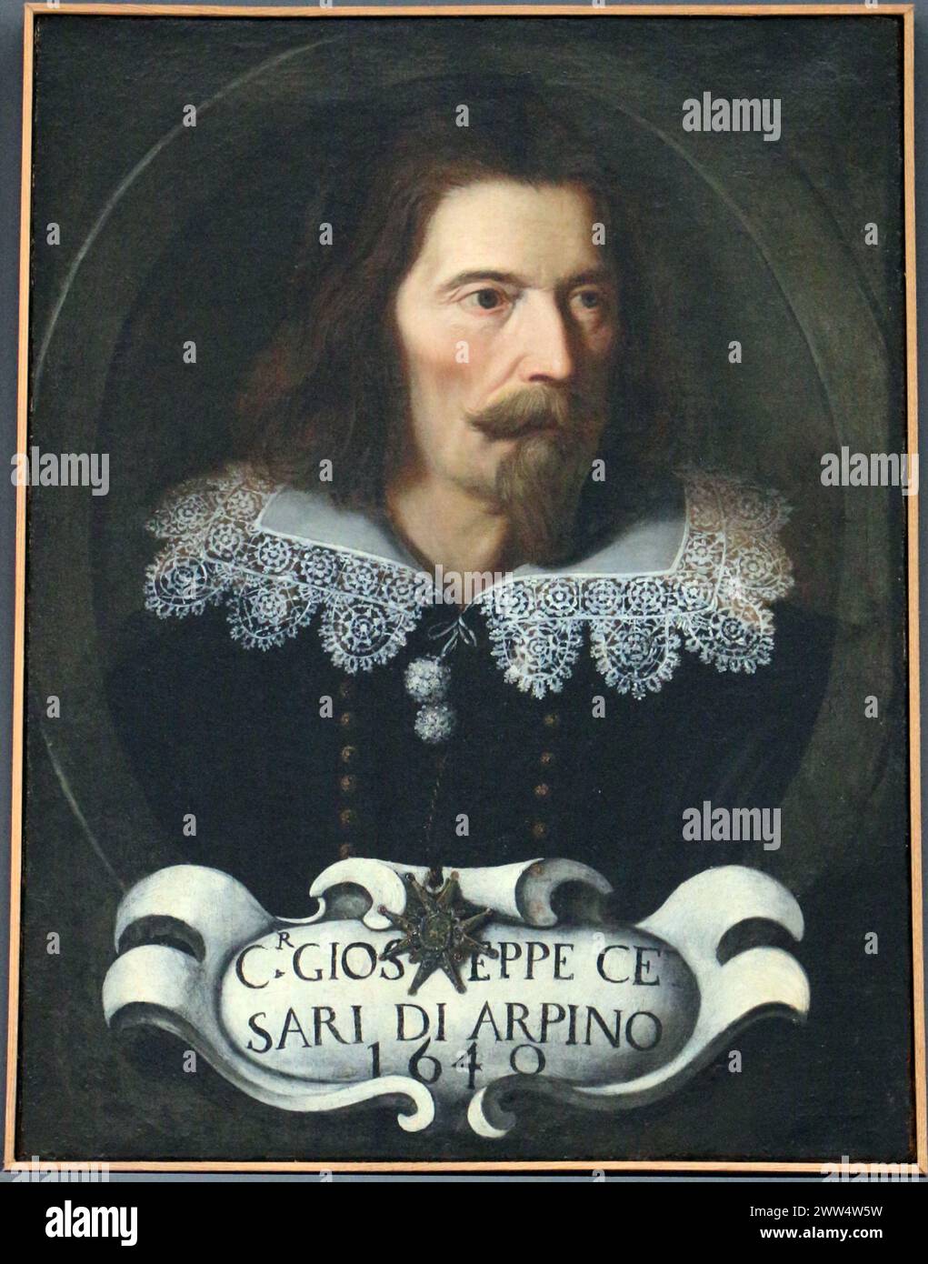 Cavalier d'arpino, autoritratto, 1640, 01 Sailko Stock Photo