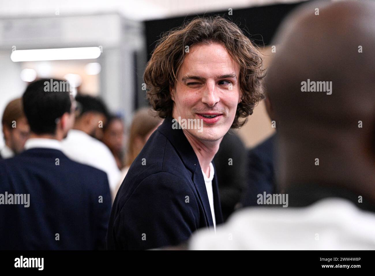 Paul de Saint Sernin during the Olympic Games football tournament final draw at Paris 2024 HQ on March 20, 2024 in Paris, France. Stock Photo