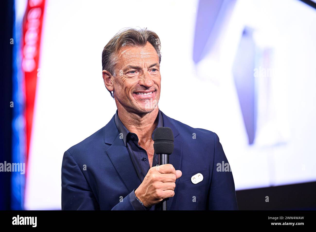Paris, France. 20th Mar, 2024. Herve Renard during the Olympic Games football tournament final draw at Paris 2024 HQ on March 20, 2024 in Paris, France. Credit: Victor Joly/Alamy Live News Stock Photo