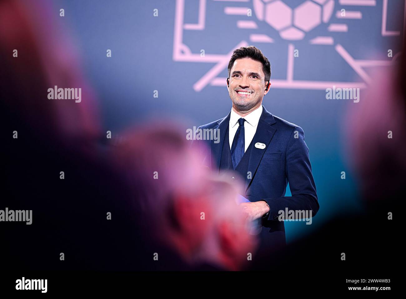 Paris, France. 20th Mar, 2024. Fabien Leveque during the Olympic Games football tournament final draw at Paris 2024 HQ on March 20, 2024 in Paris, France. Credit: Victor Joly/Alamy Live News Stock Photo