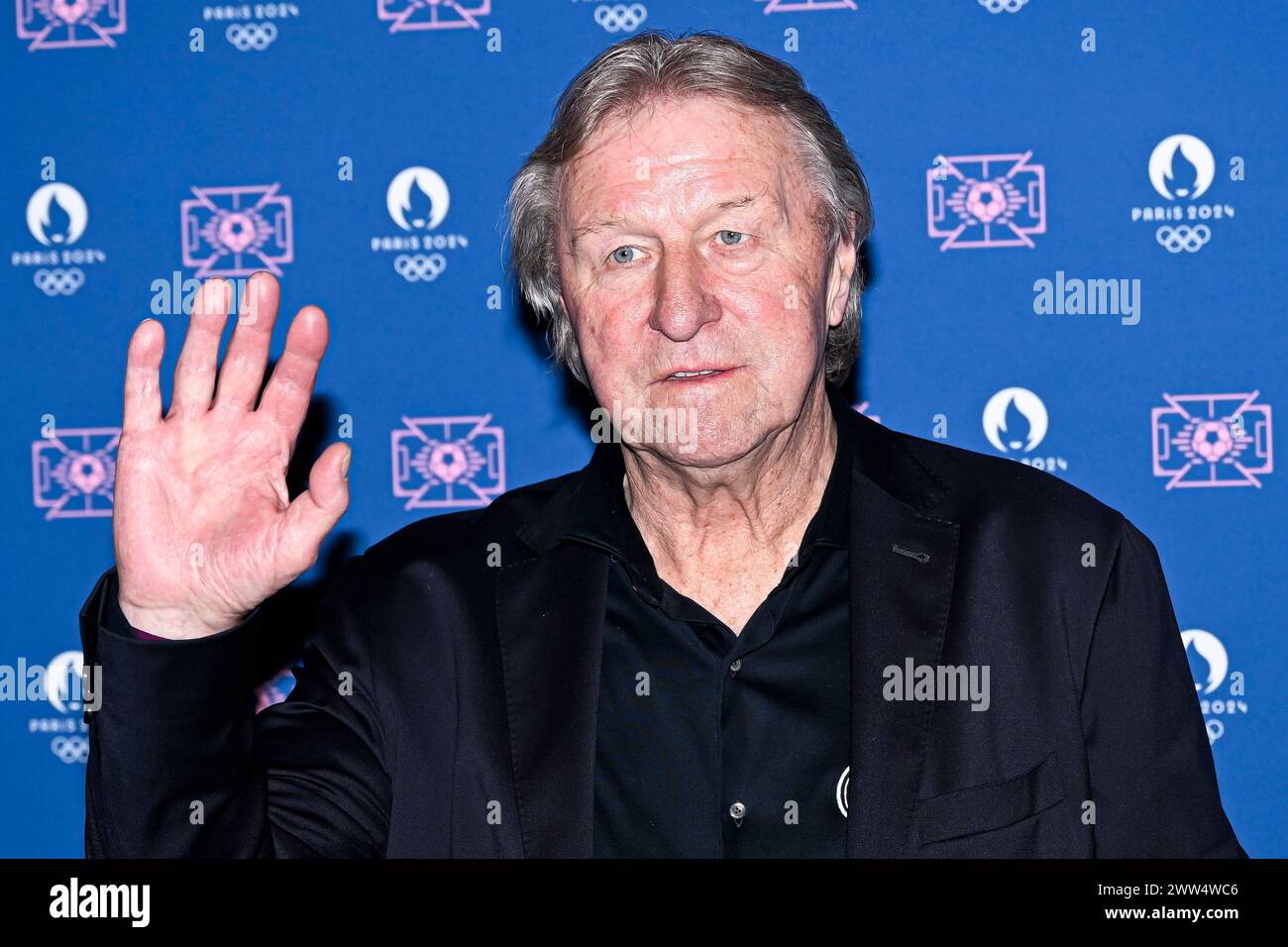 Horst Hrubesch during the Olympic Games football tournament final draw at Paris 2024 HQ on March 20, 2024 in Paris, France. Stock Photo