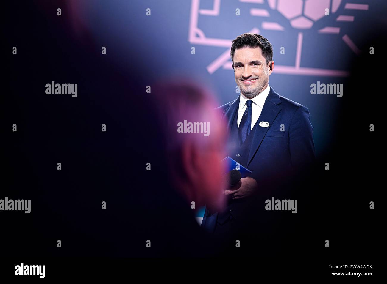 Paris, France. 20th Mar, 2024. Fabien Leveque during the Olympic Games football tournament final draw at Paris 2024 HQ on March 20, 2024 in Paris, France. Credit: Victor Joly/Alamy Live News Stock Photo
