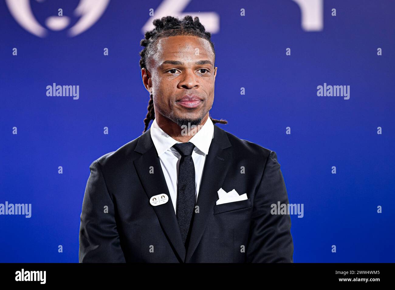 Paris, France. 20th Mar, 2024. Loic Remy during the Olympic Games football tournament final draw at Paris 2024 HQ on March 20, 2024 in Paris, France. Credit: Victor Joly/Alamy Live News Stock Photo
