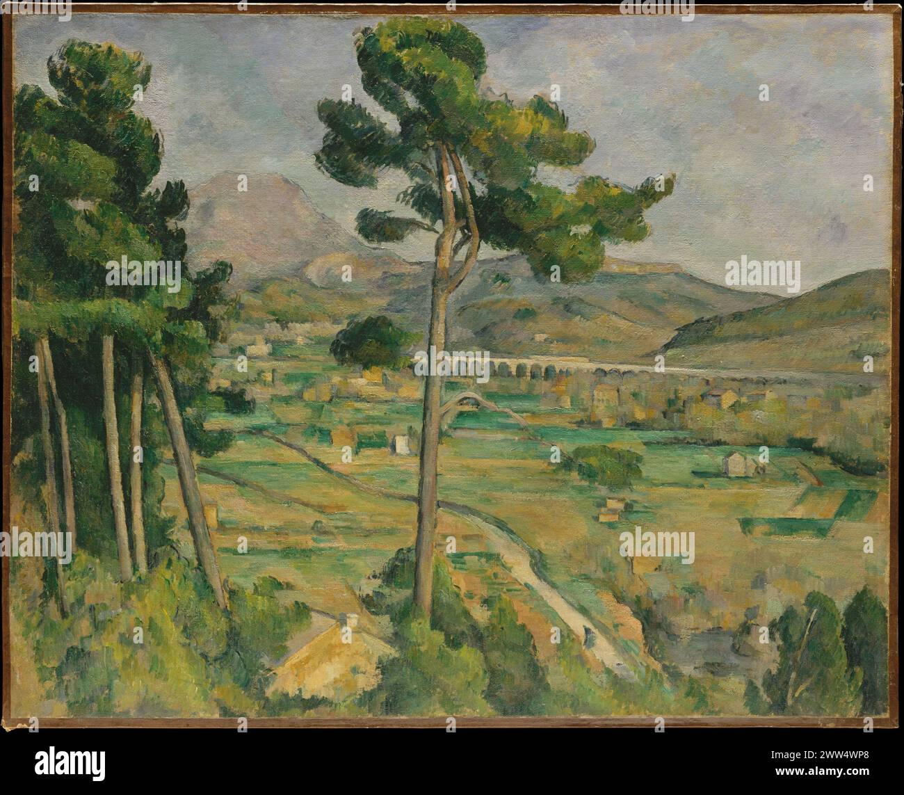 Mont Sainte-Victoire 1882–1885 Metropolitan Museum of Art Paul Cézanne Stock Photo