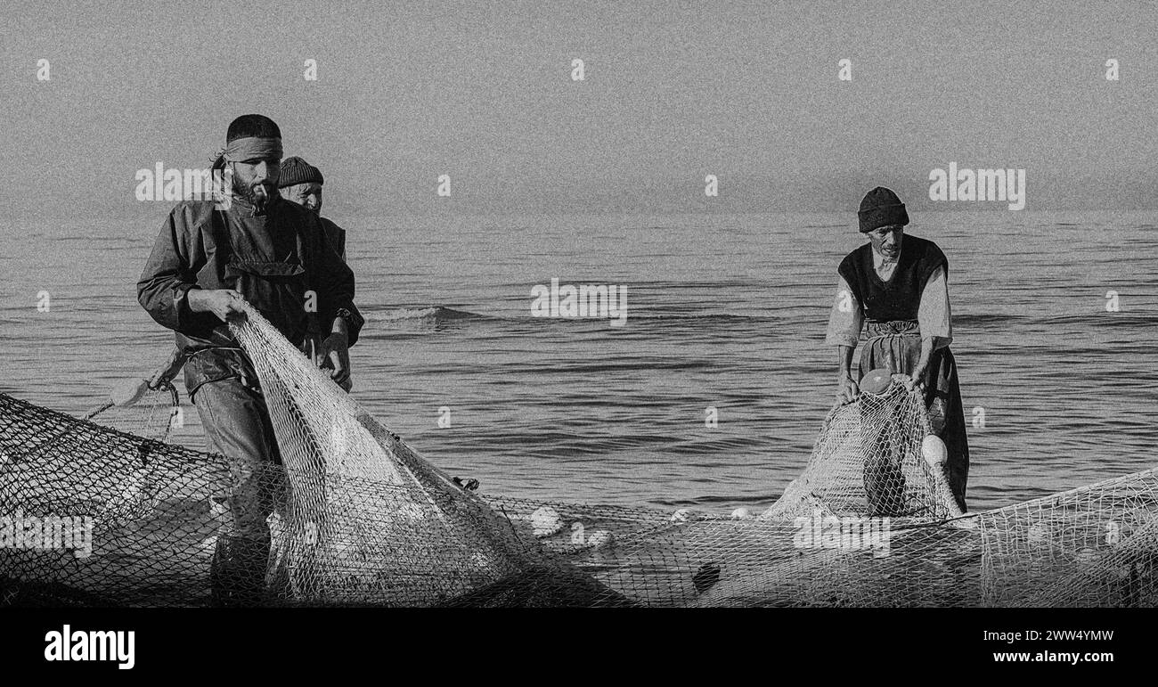 Black men fishing Black and White Stock Photos & Images - Alamy