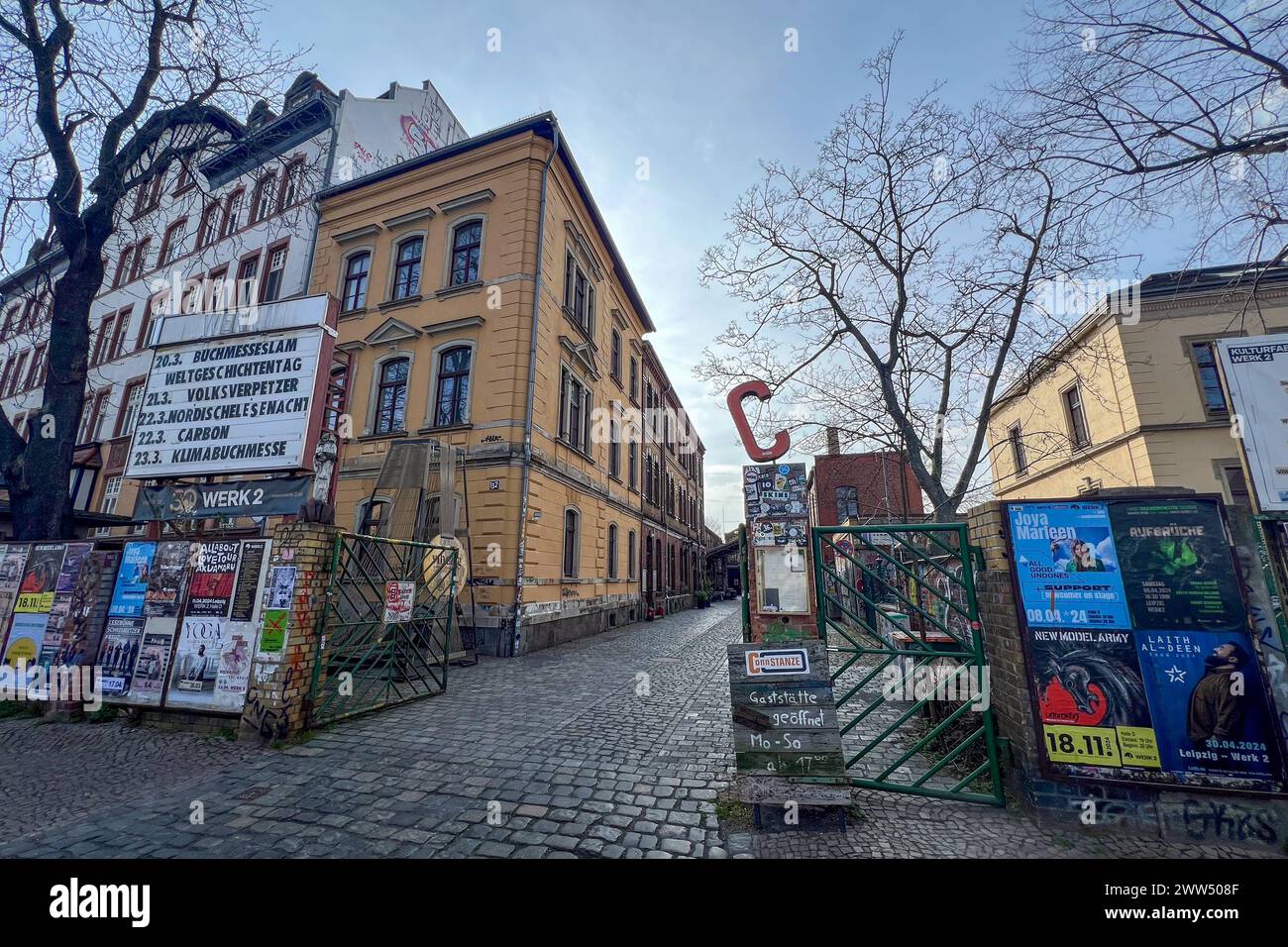 Leipzig Soziokulturelles Zentrum Werk2 in Leipzig 20.03.2024 gegen 14
