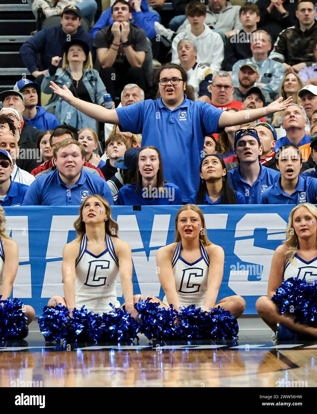 March 21, 2024 during the second half of play in the basketball game