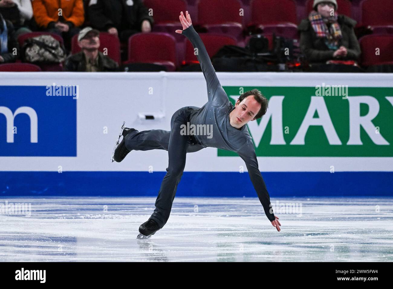 MONTREAL, QC MARCH 21 Jari Kessler (CRO) performs in the men short