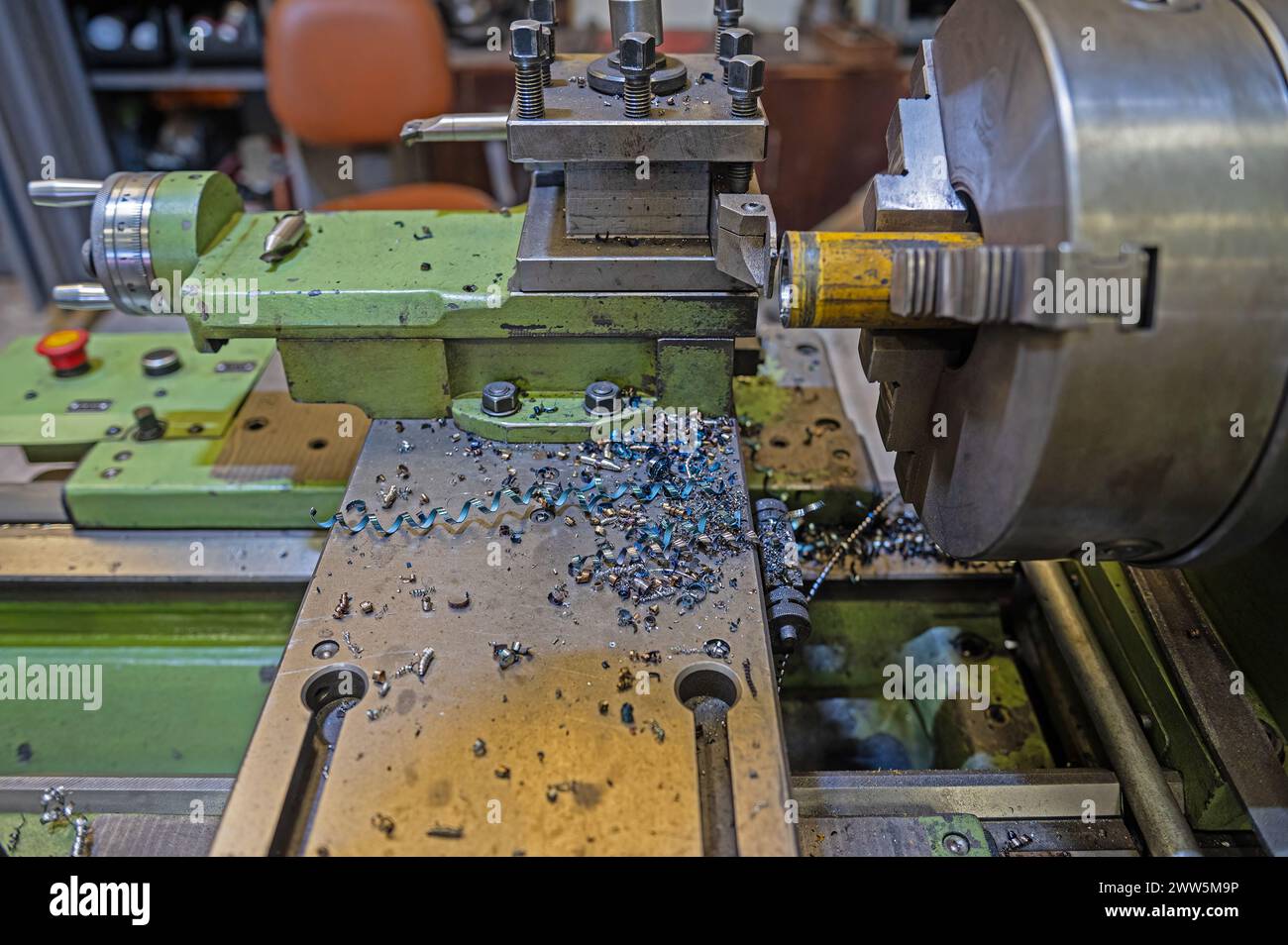 Machine drilling holes metal hi-res stock photography and images - Alamy