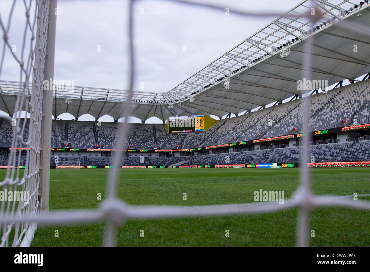 Sydney, Australia. 21st Mar, 2024. A general view of Western Sydney Stadium before the FIFA World Cup 2026 Qualifier match between Australia and Lebanon at Western Sydney Stadium on March 21, 2024 in Sydney, Australia Credit: IOIO IMAGES/Alamy Live News Stock Photo