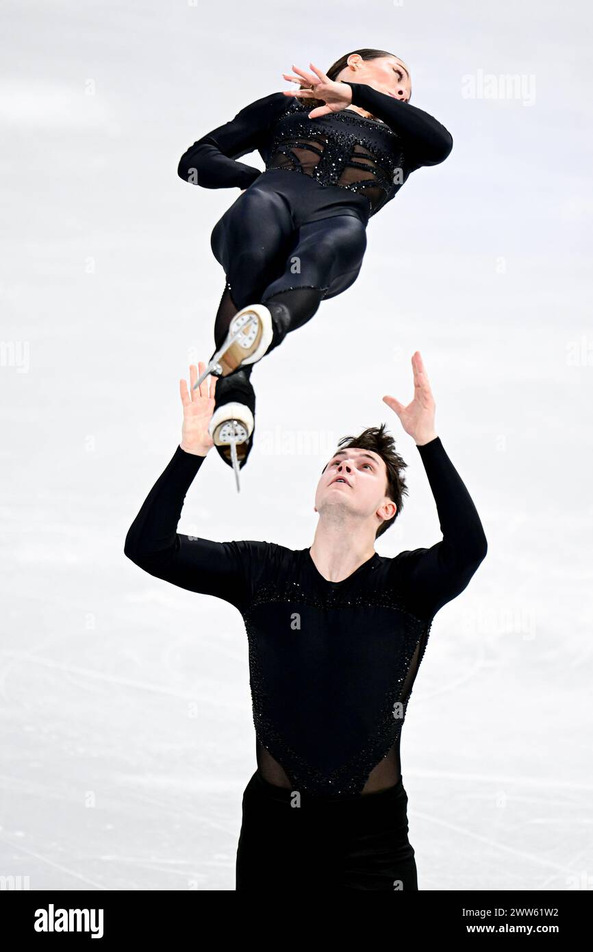 Luke Digby Montreal, Canada. March 21, 2024, Anastasia VAIPAN-LAW & Luke DIGBY ...