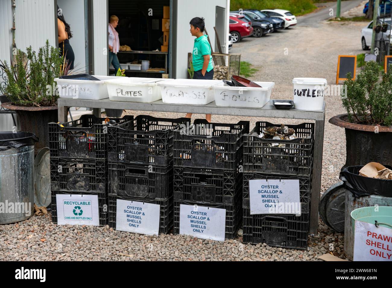 Oyster farm and restaurant, the Hawkesbury River oyster shed business