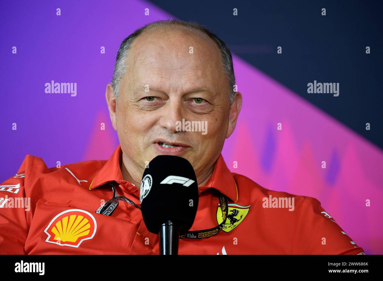 MELBOURNE, AUSTRALIA 22 March 2024. Scuderia Ferrari, team principal