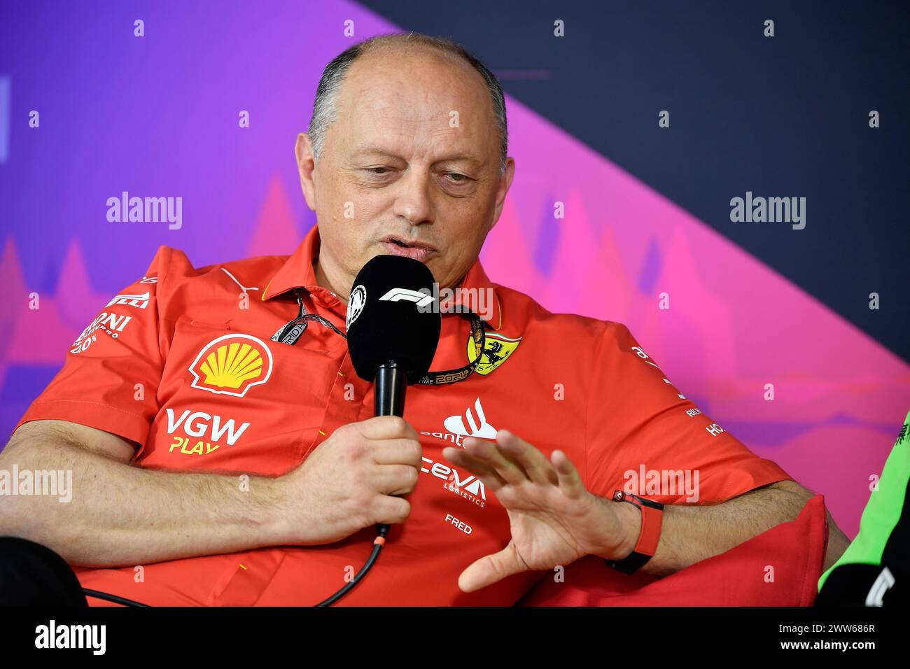 MELBOURNE, AUSTRALIA 22 March 2024. Scuderia Ferrari, team principal