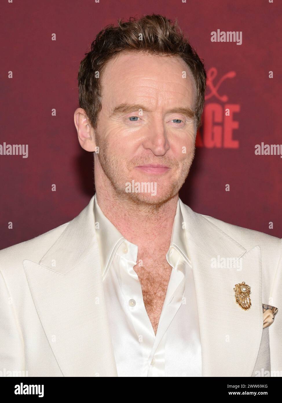 March 21, 2024, Los Angeles, California, U.S.: Tony Curran attends the STARZ's ''Mary & George'' red carpet premiere. (Credit Image: © Billy Bennight/ZUMA Press Wire) EDITORIAL USAGE ONLY! Not for Commercial USAGE! Stock Photo