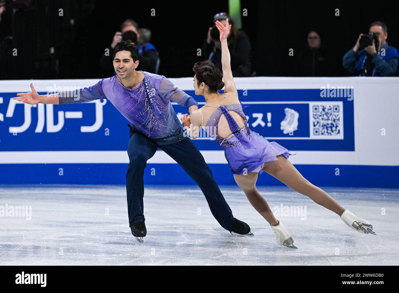 MONTREAL, CANADA MARCH 21 2024 Emily Chan and Spencer Akira Howe