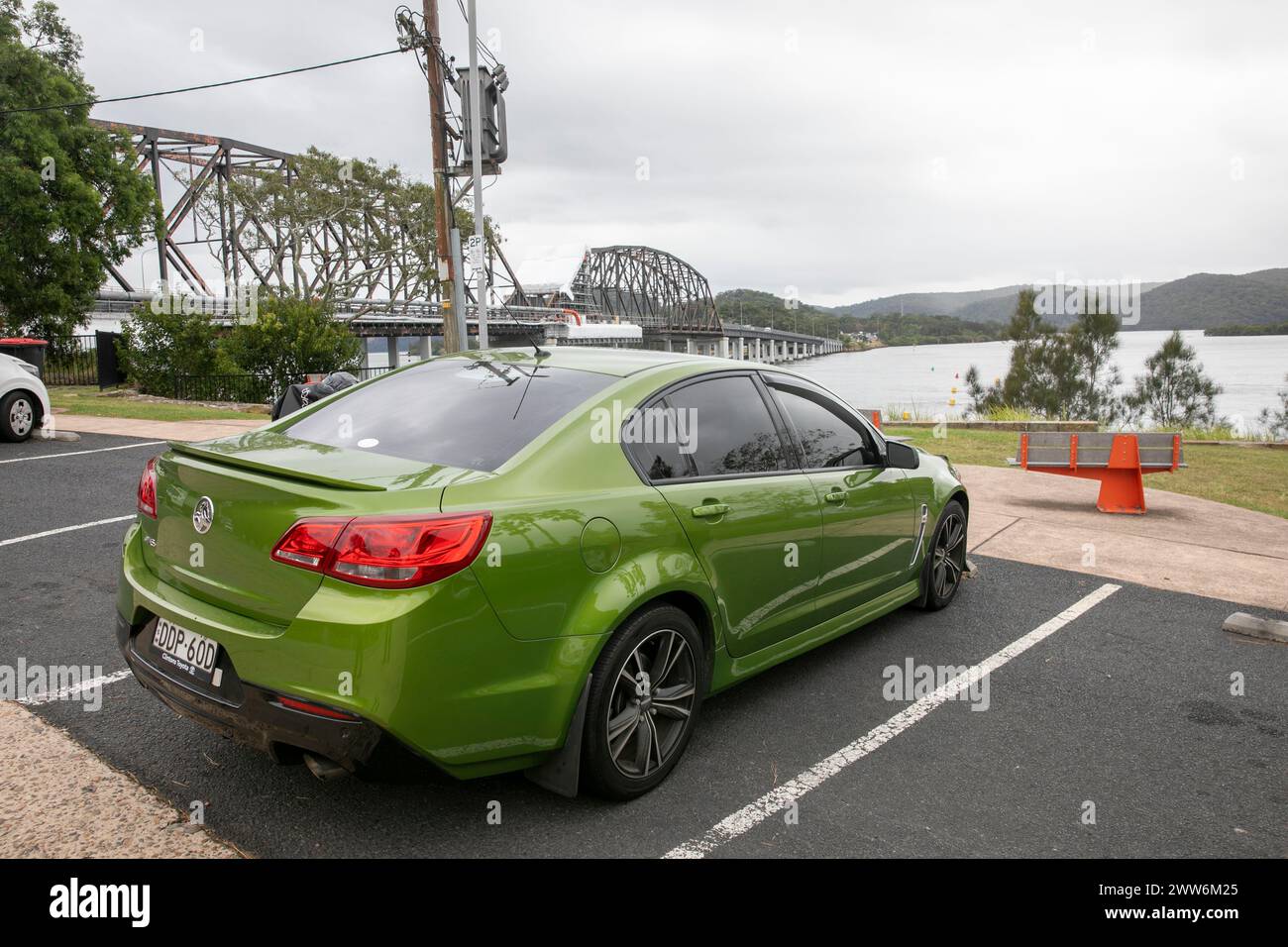 2015 Holden Commodore SV6 family sedan saloon car parked in New South Wales, Holden no longer produces vehicles,Australia Stock Photo