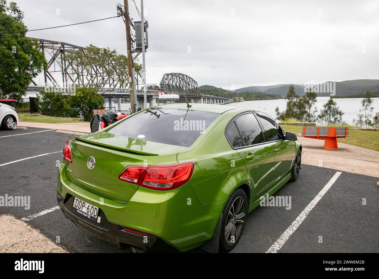 2015 Holden Commodore SV6 family sedan saloon car parked in New South Wales, Holden no longer produces vehicles,Australia Stock Photo