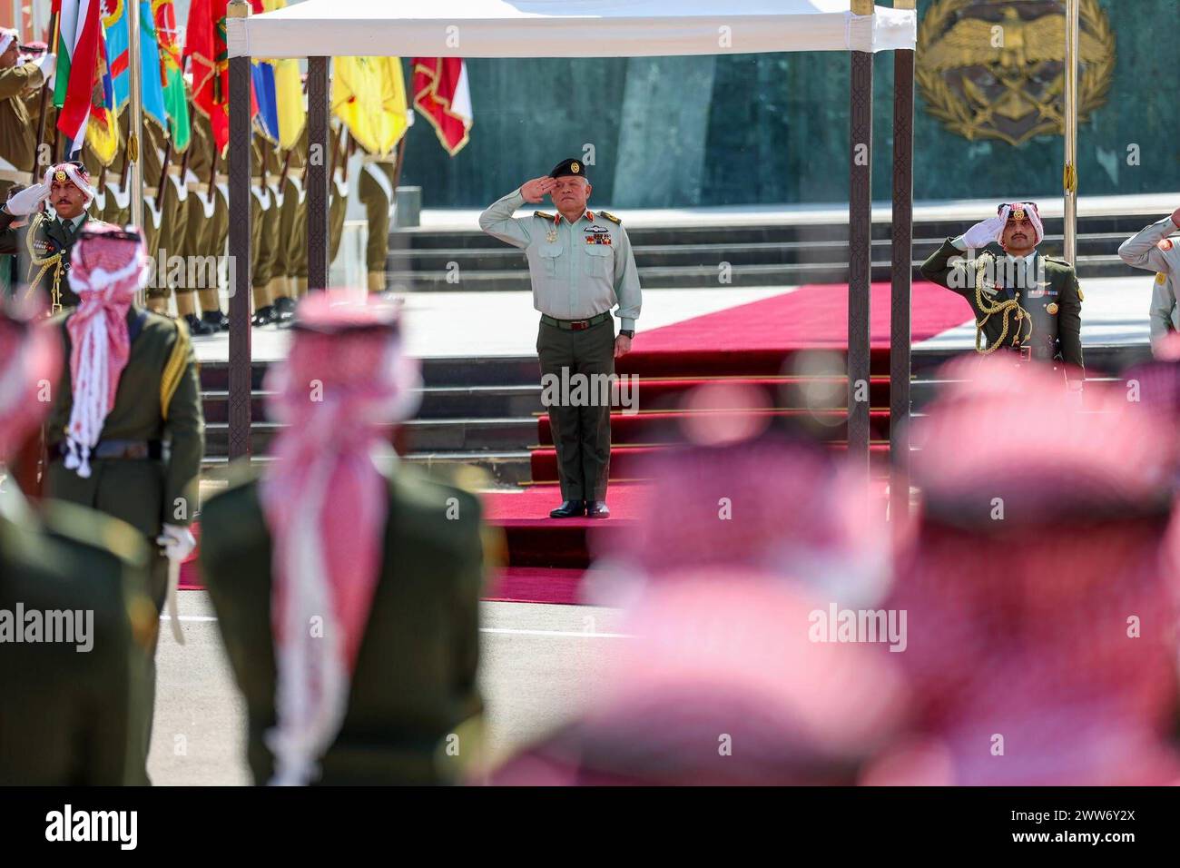 Jordanian King Abdullah II, Supreme Commander of the Armed Forces, by His Highness