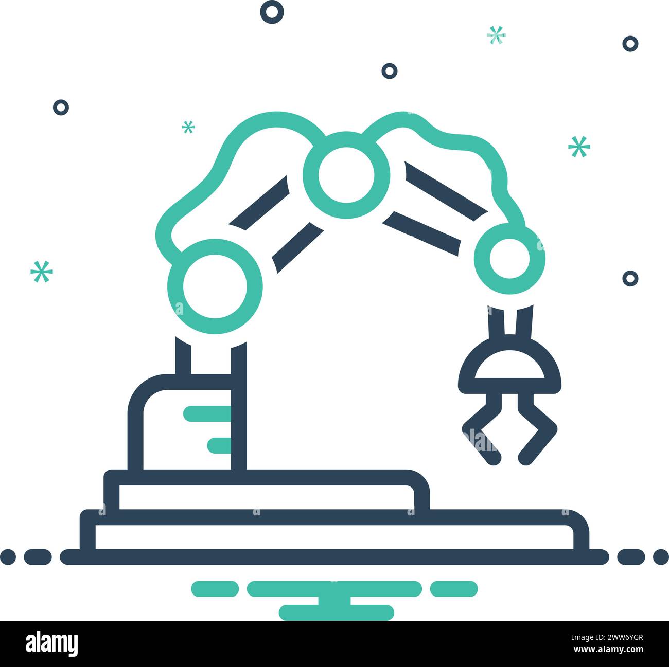 Mechanical arm vector vectors hi-res stock photography and images - Alamy